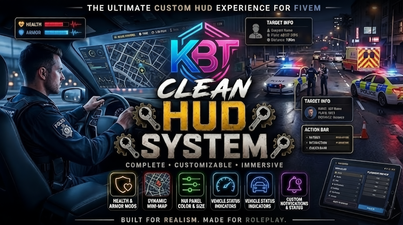 Clean HUD System